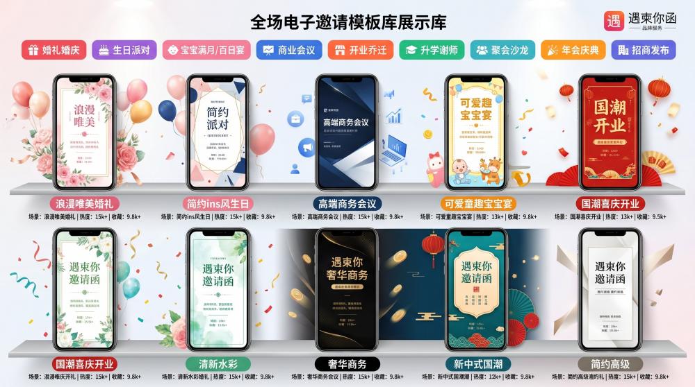 升学谢师H5邀请函实测｜多款精美模板免费可用，小白也能轻松做
